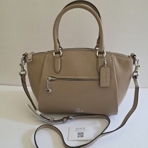 Coach Elise Pebble Leather Satchel